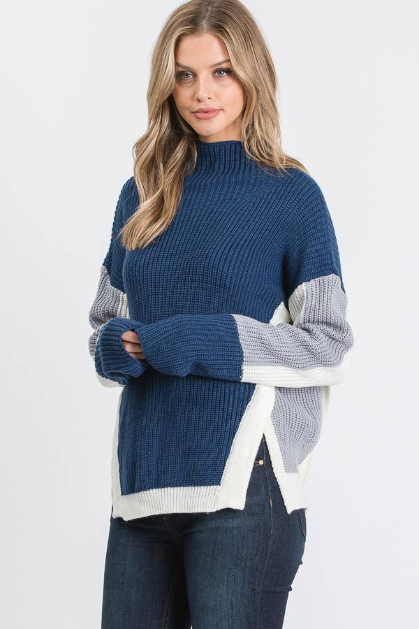 Seaside Panel Sweater