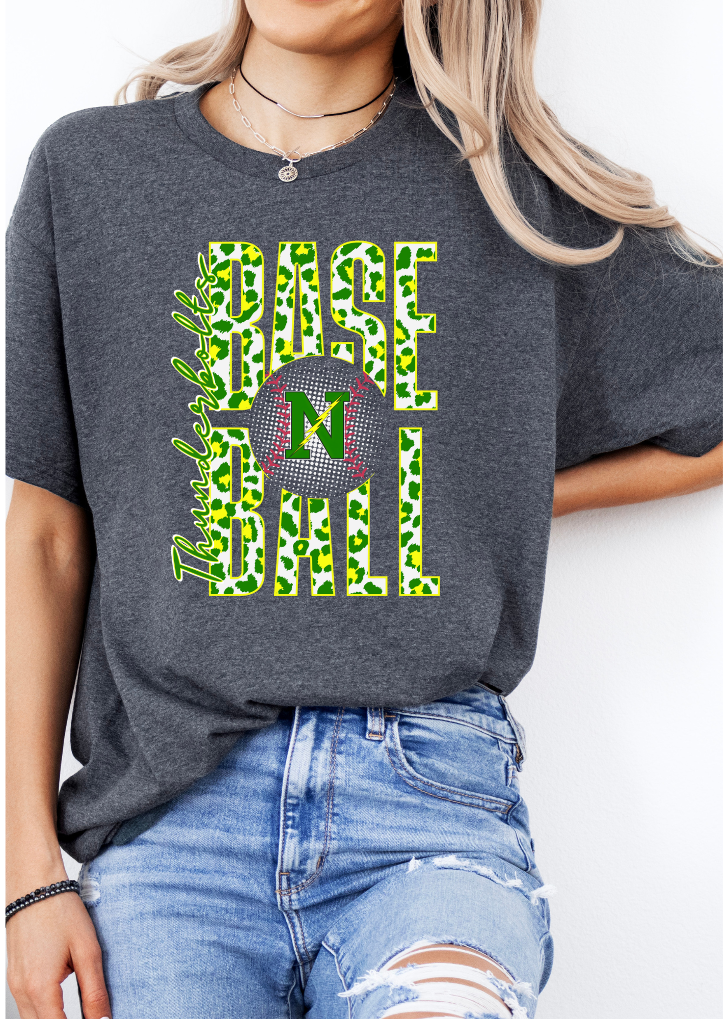Northmont Cheetah Baseball Graphic Tee - Made to Order
