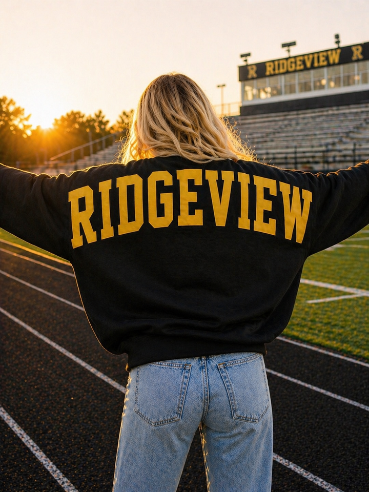 SOLID CUSTOM BIG BACK SWEATSHIRT