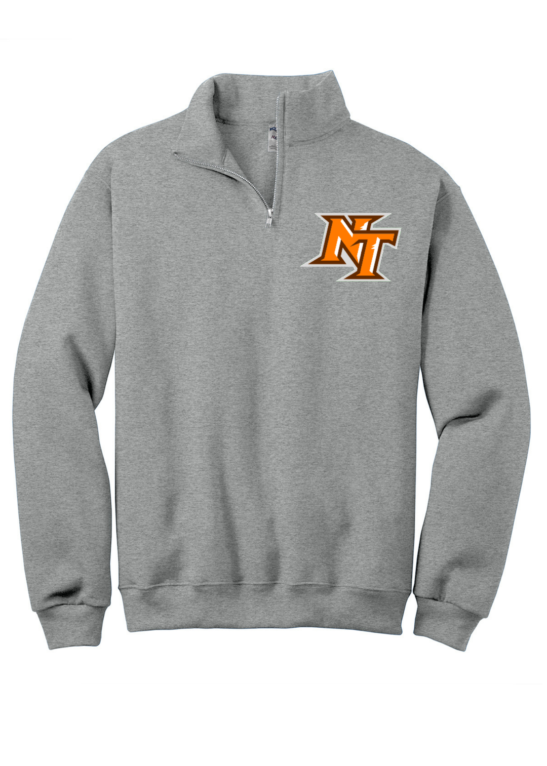 1/4 ZIP BIG BACK WITH CHEST PRINT - CUSTOM