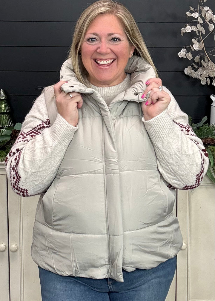 Ivory Reindeer Ridge Sweater