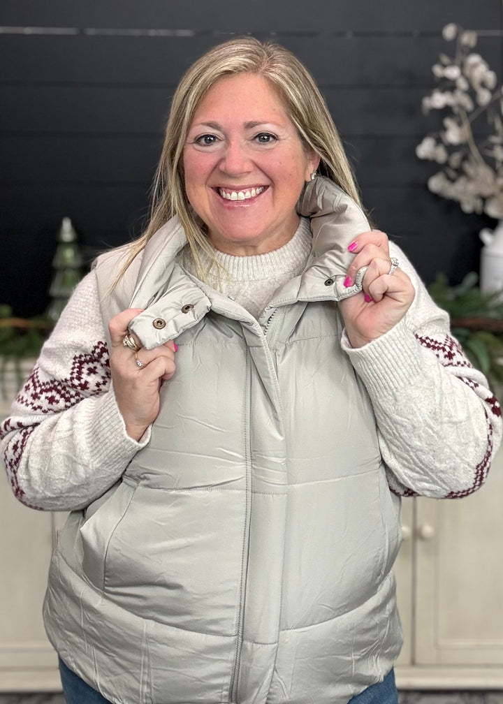 Ivory Reindeer Ridge Sweater