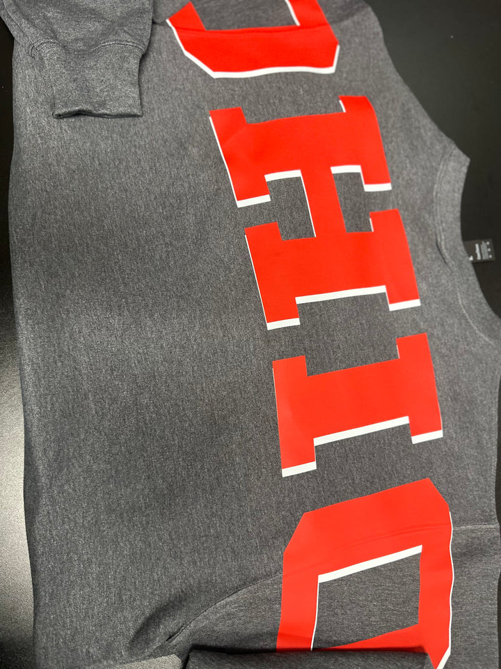 LARGE OHIO BACK PRINT SWEATSHIRT - MADE TO ORDER