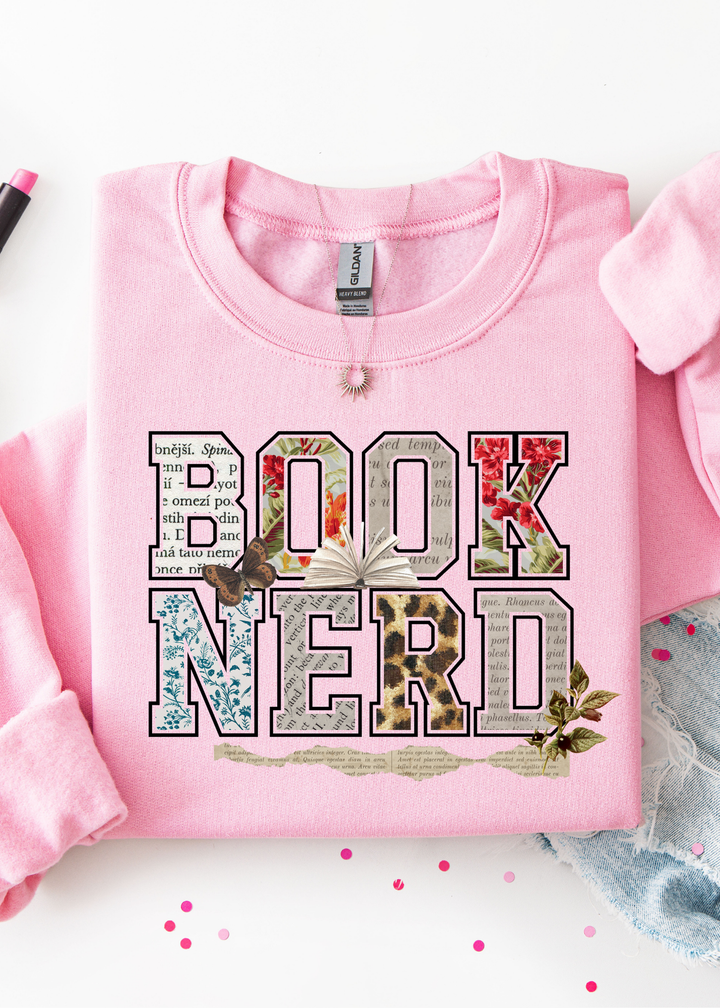 Book Nerd Graphic Tee or Sweatshirt