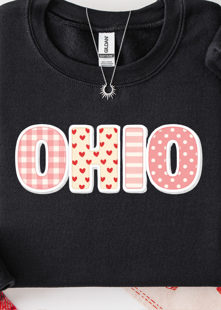 Ohio Plaid Graphic Tee or Sweatshirt