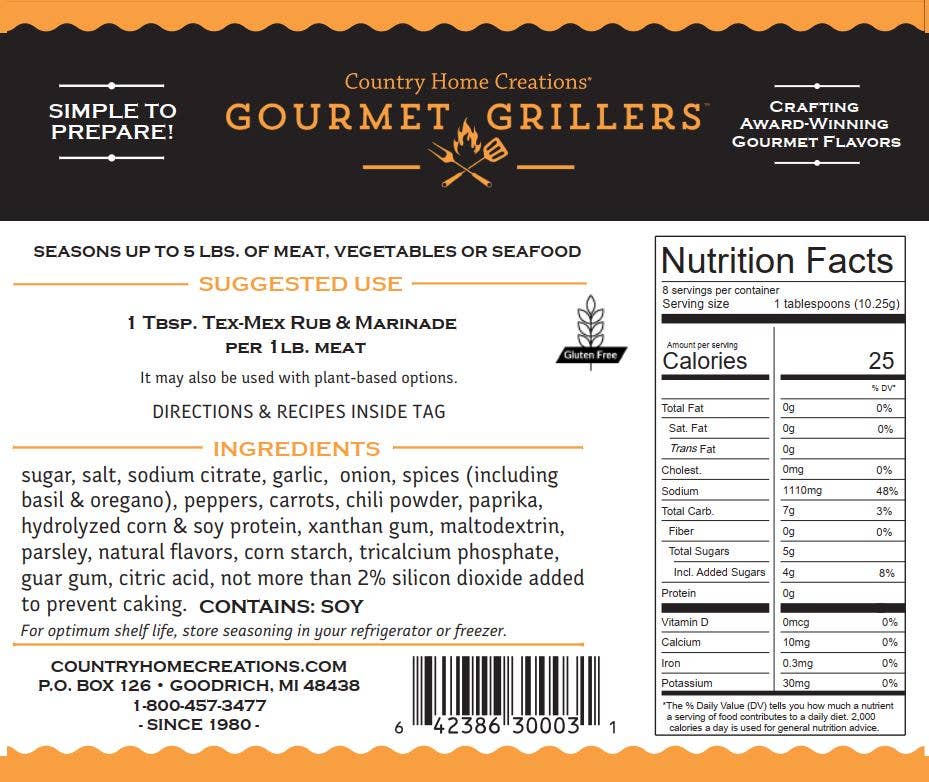 Gourmet Griller Tex-Mex Rub & Marinade