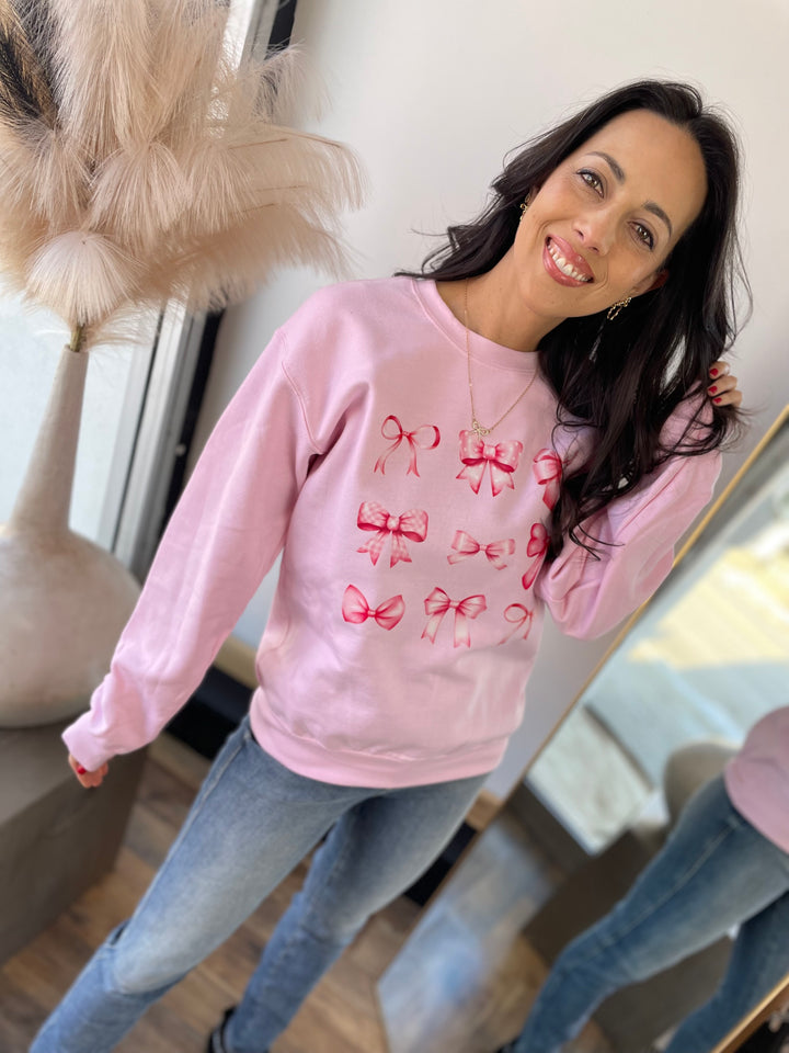 Bow Graphic Pullover