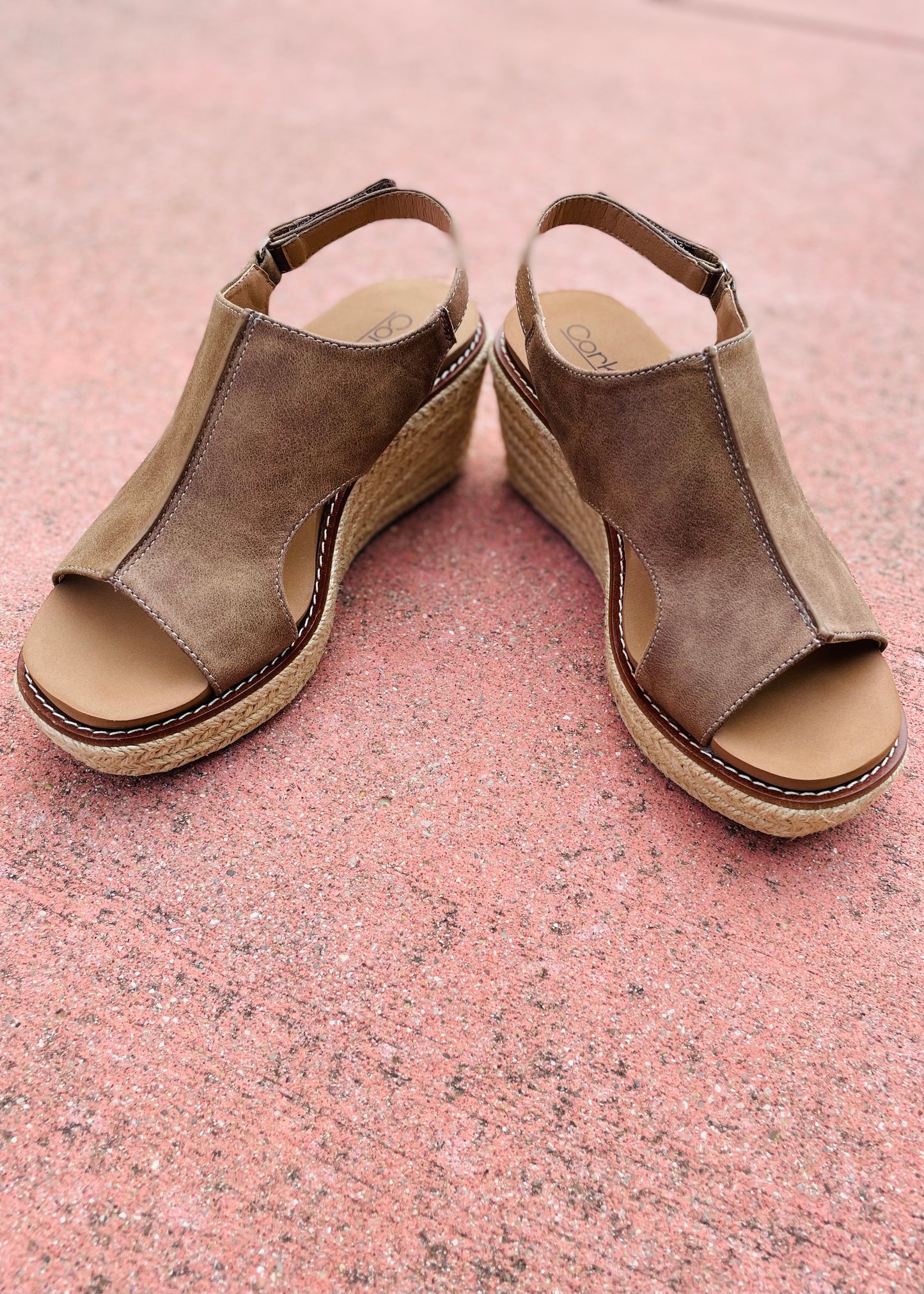 "K Bye" Espadrille Wedge Heel Sandals