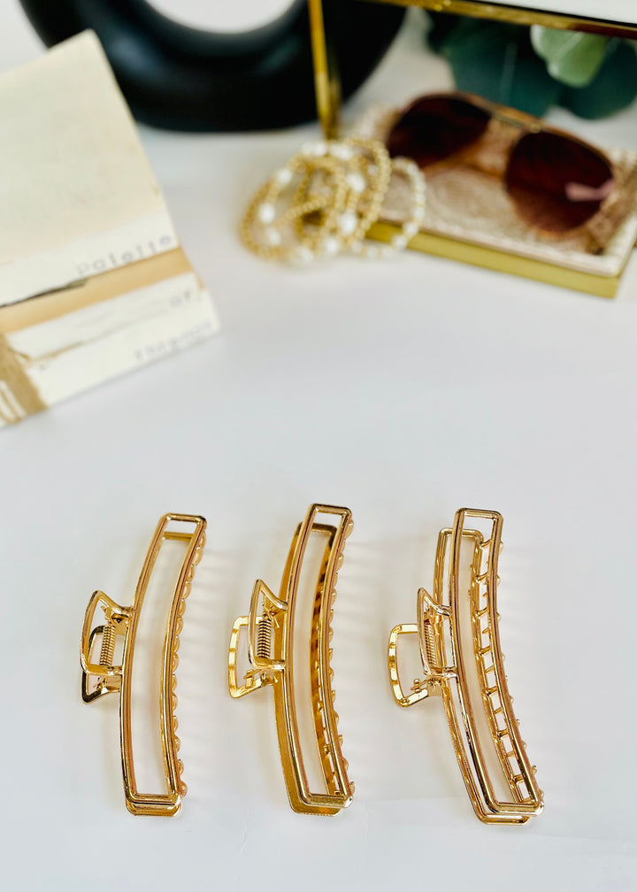Gold Claw Clips