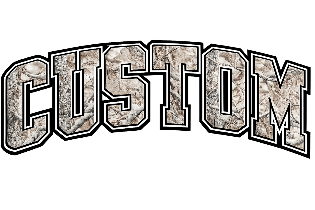 CUSTOM CAMO SWEATSHIRT OR TEE