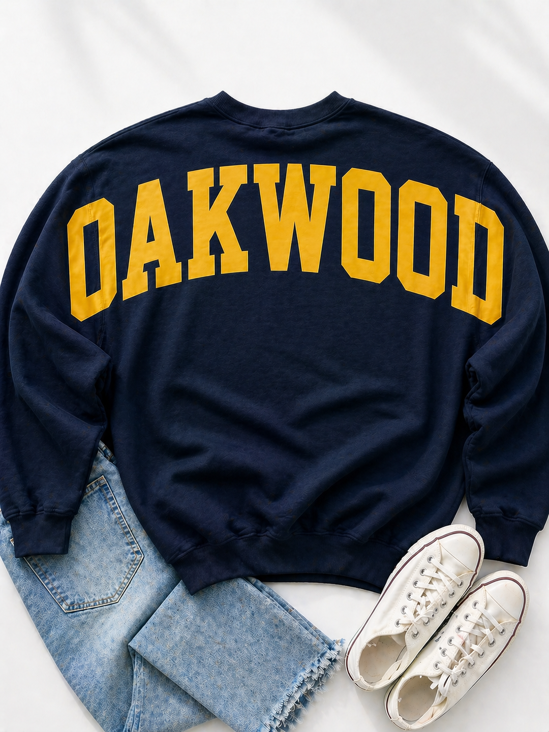 SOLID CUSTOM BIG BACK SWEATSHIRT
