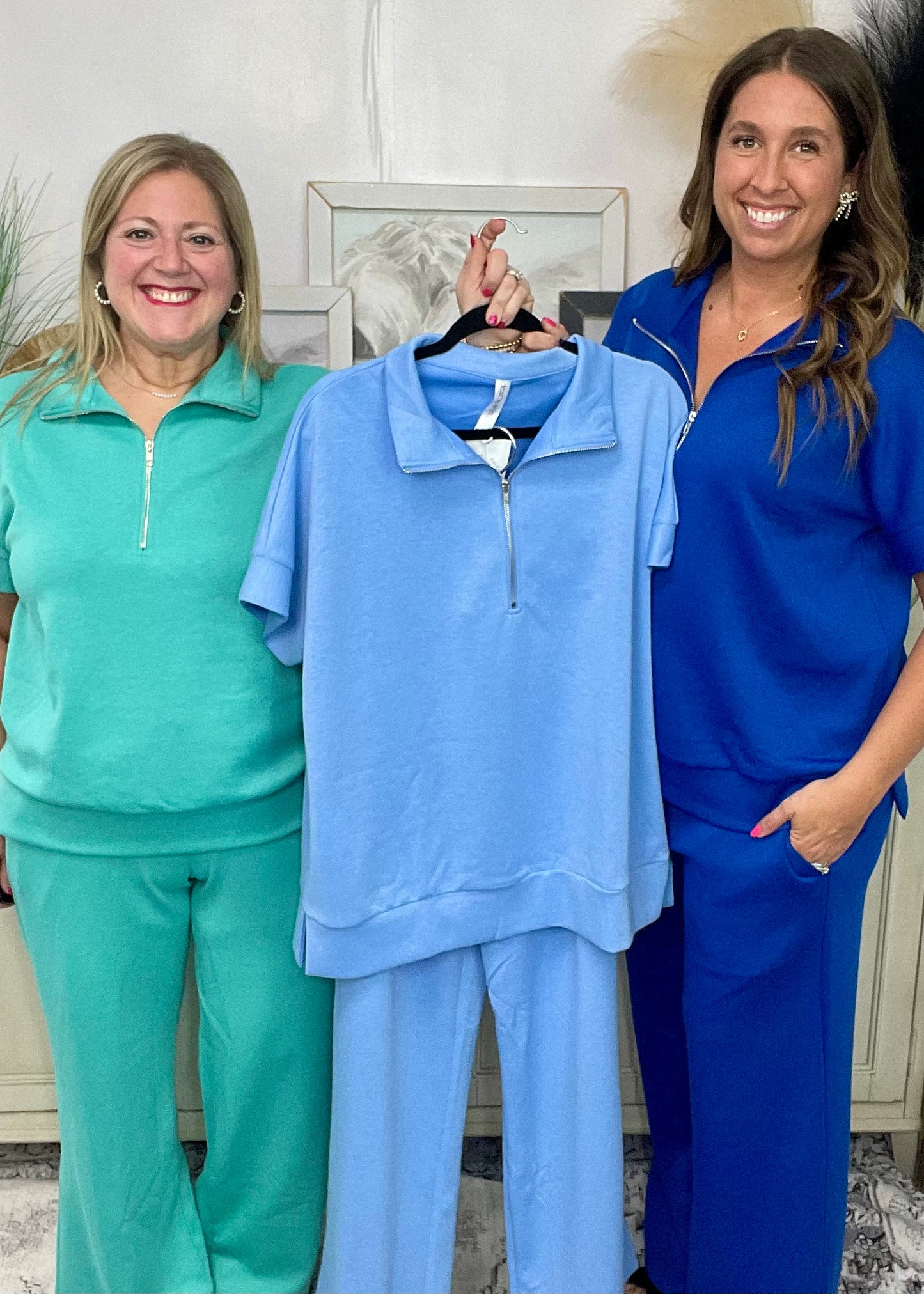 Royal Blue - Quarter Zip & Pants Set (Sold As Set)