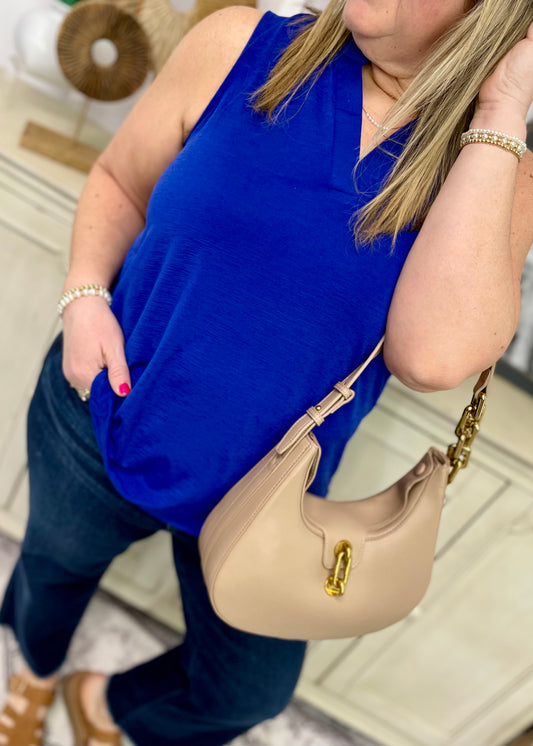 Royal A-Line Tank Top