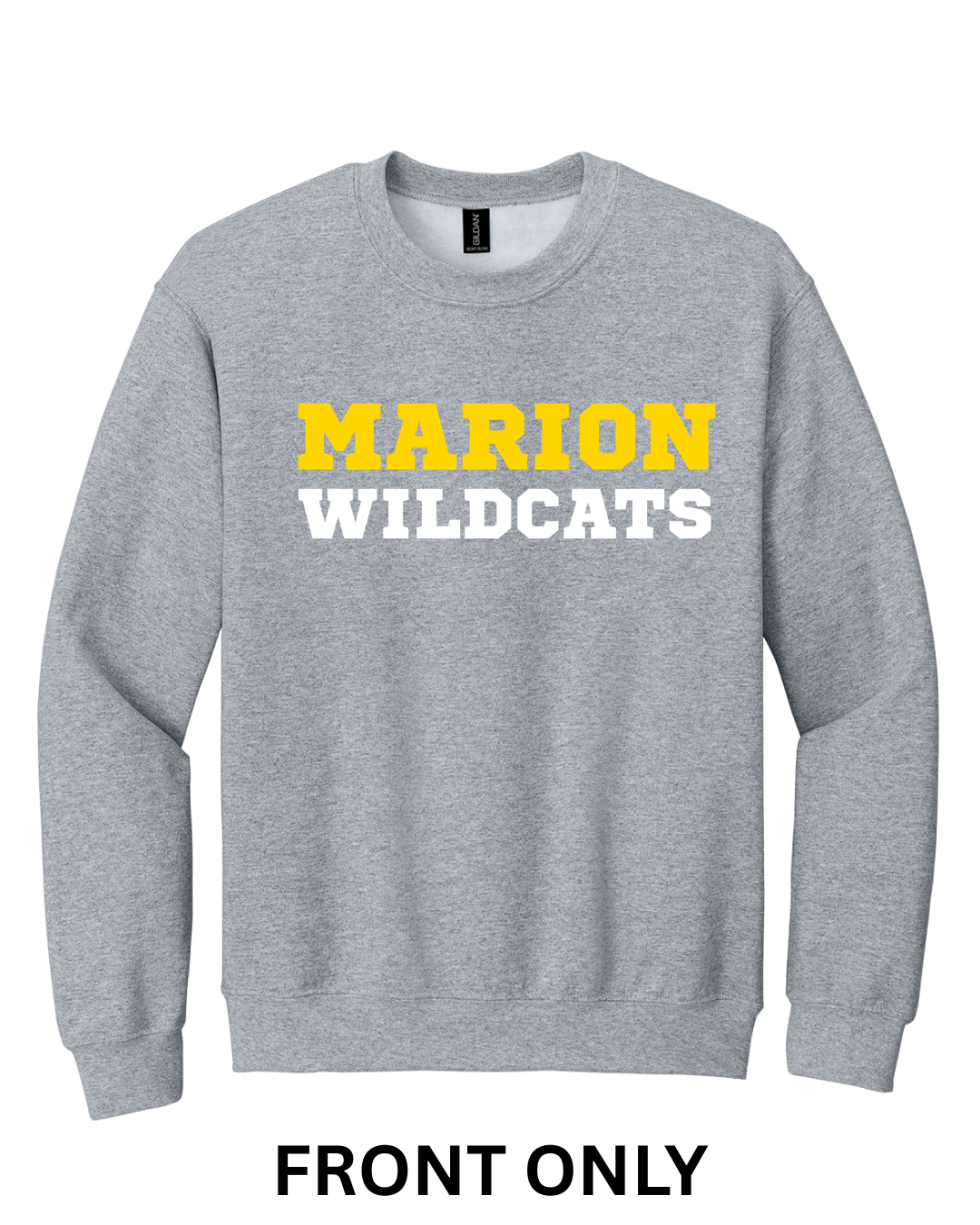 Marion Wildcats Country Roads Front & Back Sweatshirt