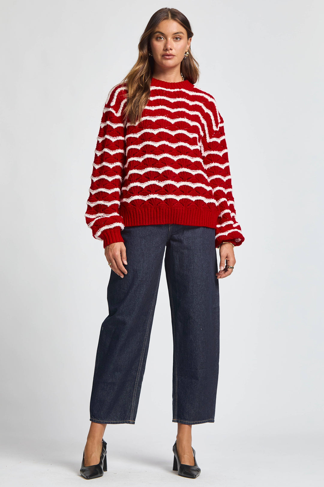 Peppermint Stripes Sweater