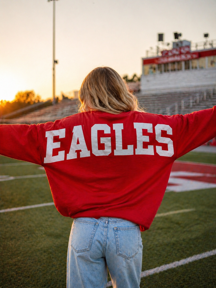 SOLID CUSTOM BIG BACK SWEATSHIRT