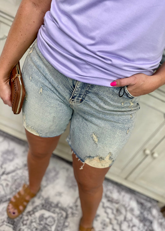 Judy Blue Boyfriend Shorts JB150250