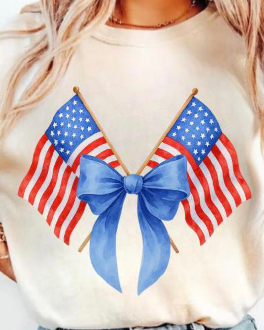 American Flag Graphic Tee - Made to Order