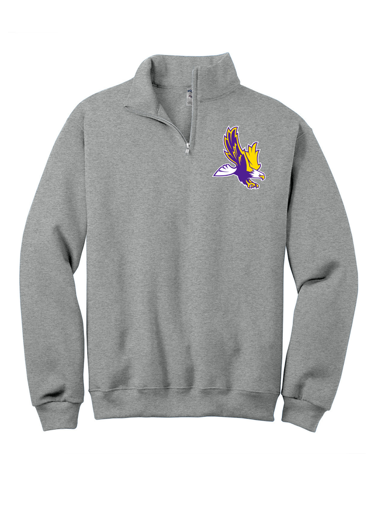 1/4 ZIP BIG BACK WITH CHEST PRINT - CUSTOM