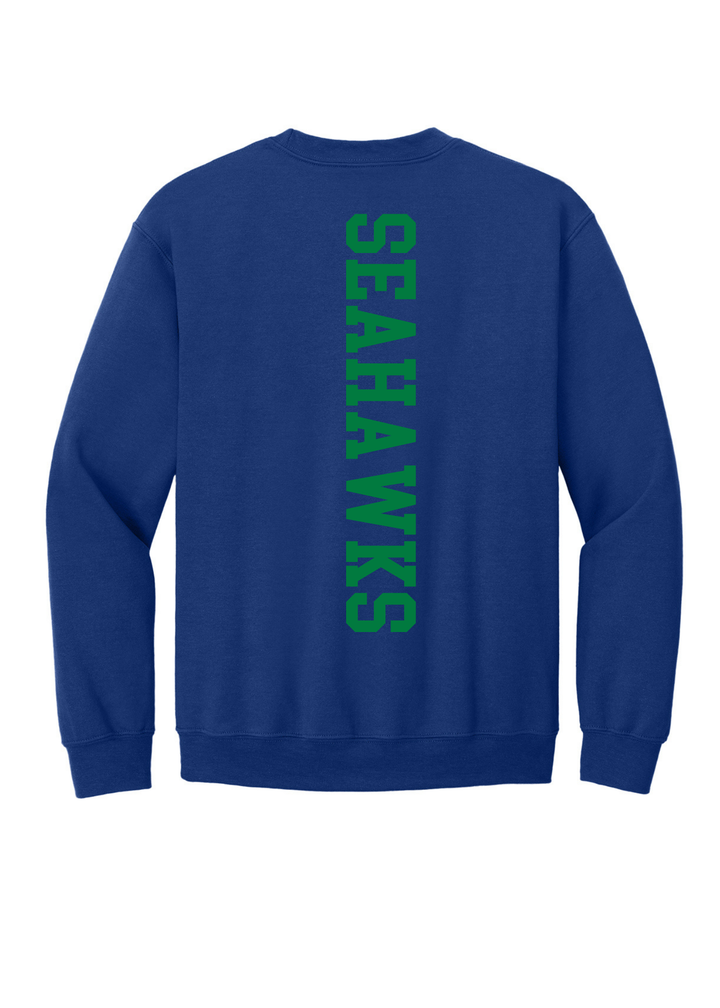 Atlantic Shores Christian Solid Center Back Crewneck