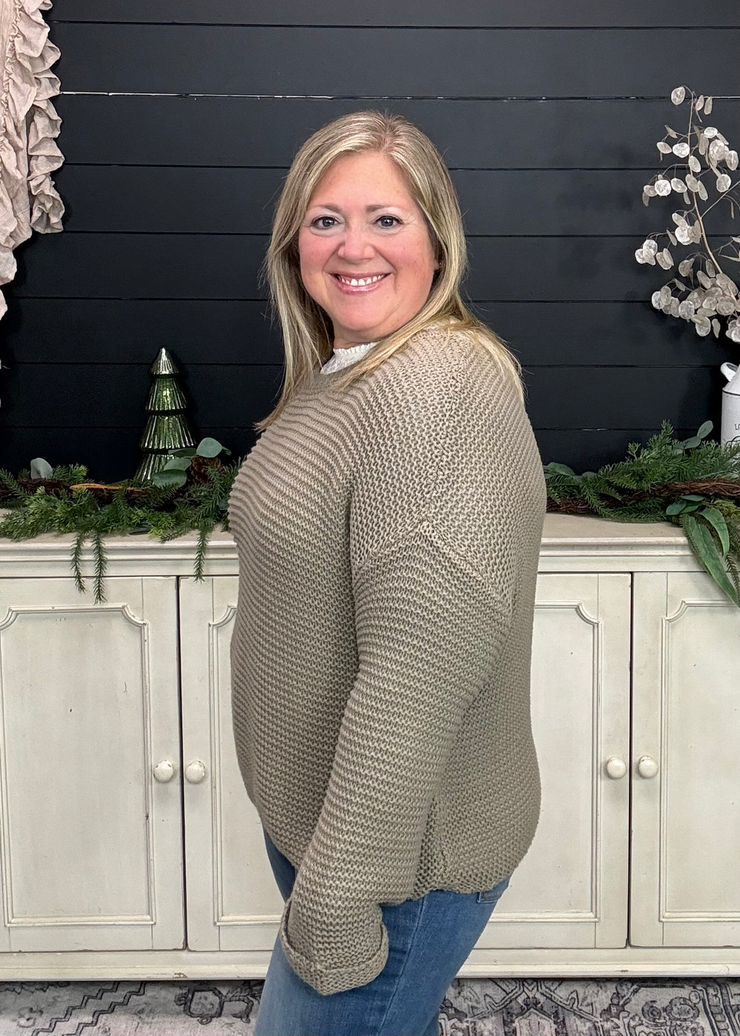 Olive Grove Knit Top