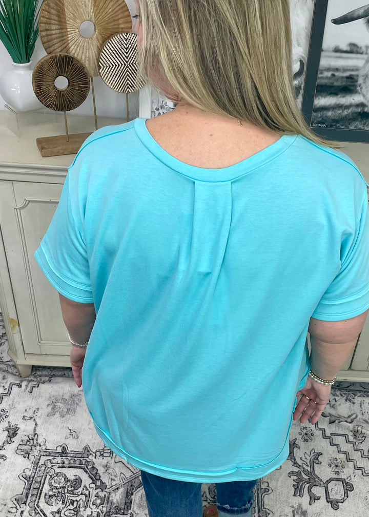 Aqua - Beachside Breeze Top