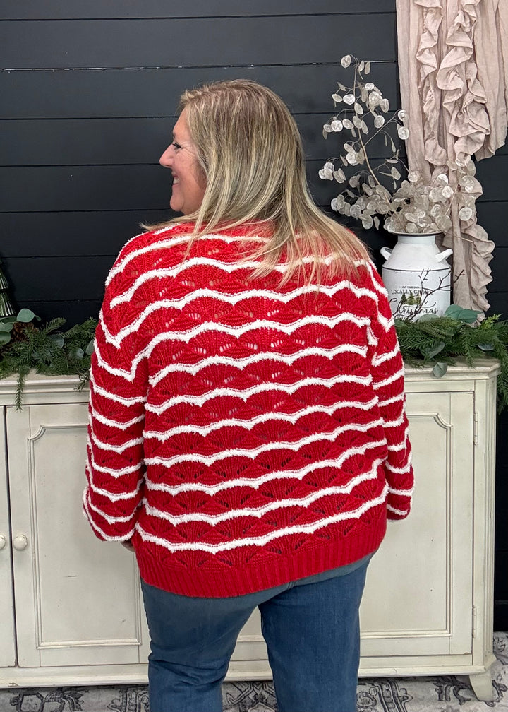 Peppermint Stripes Sweater