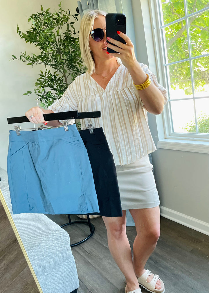 Dusty Blue - Millennium Skort w/Pocket