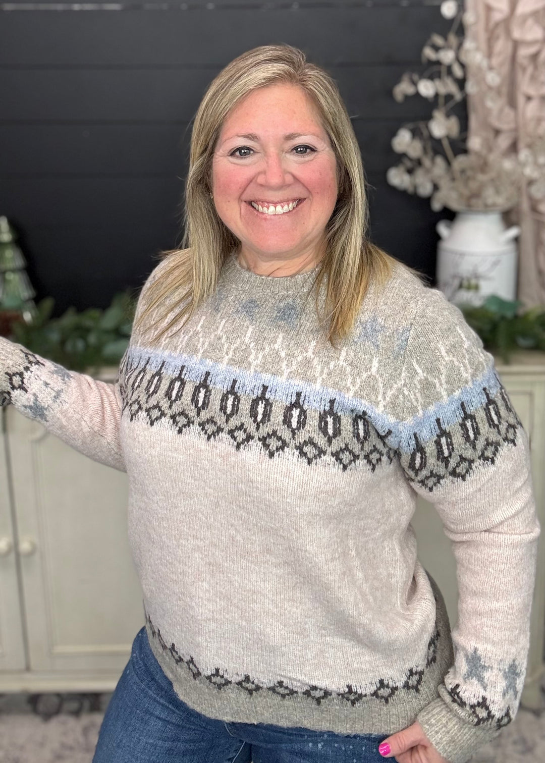 Star Fairisle Sweater