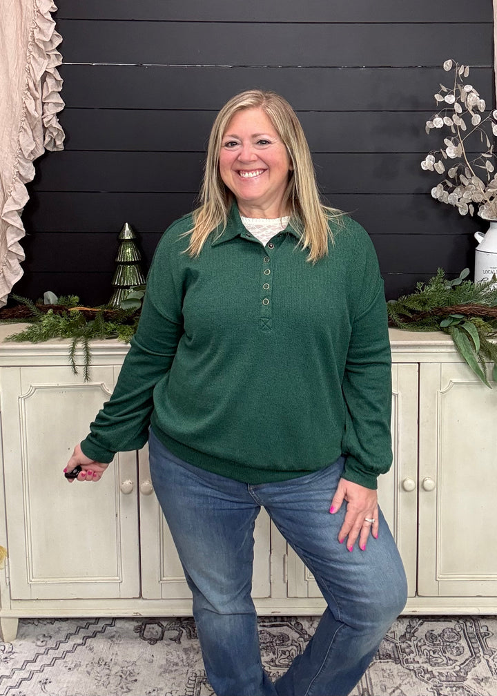 Evergreen Escape Top