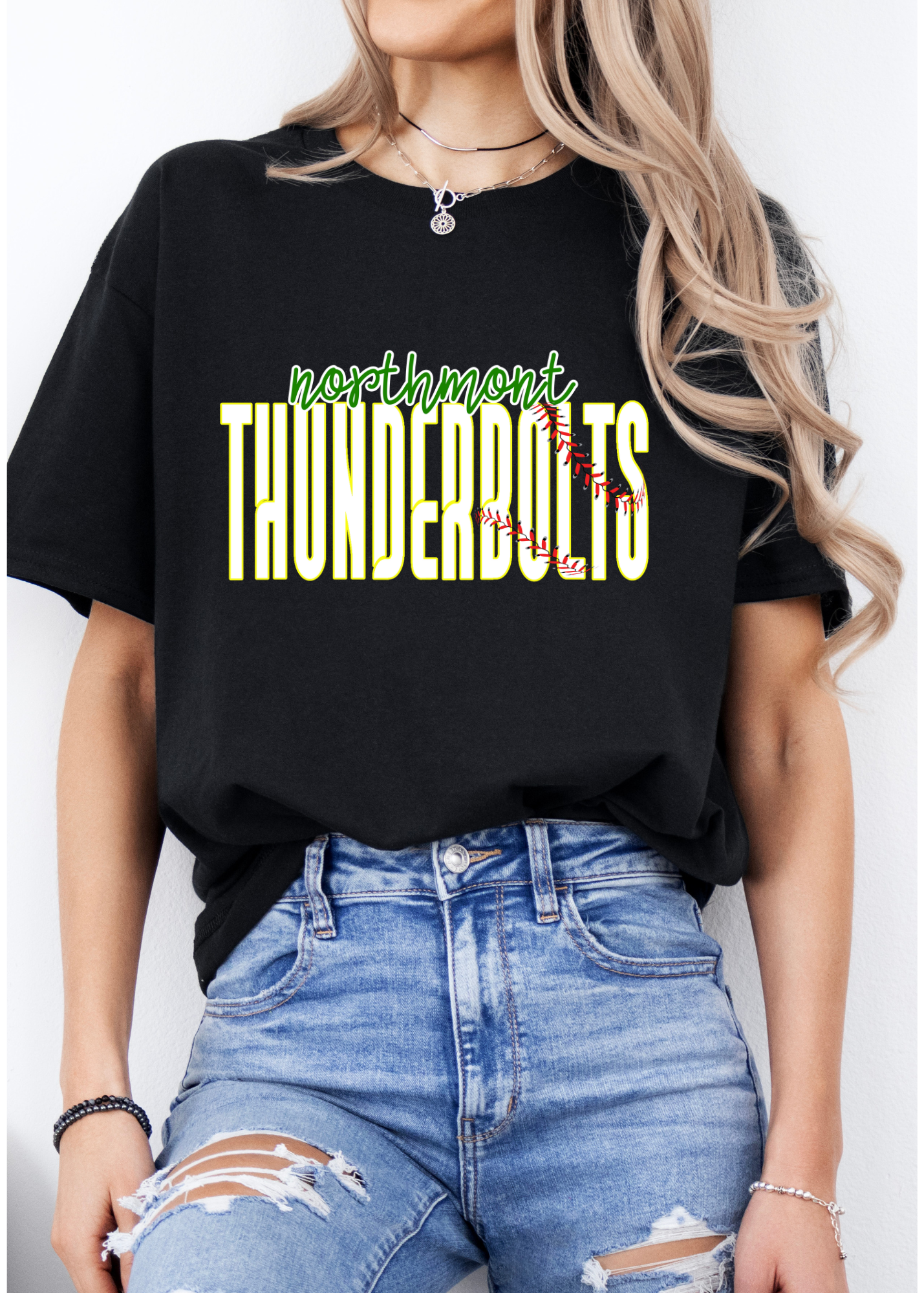 Northmont Thunderbolts Baseball Graphic Tee - Made to Order