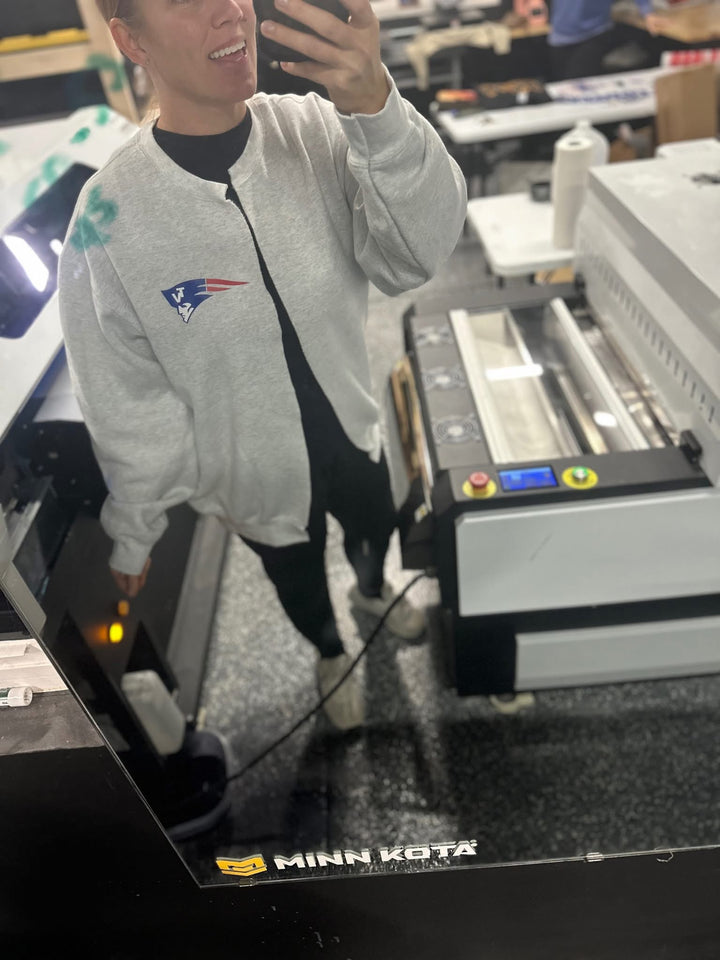 CUSTOM LARGE PRINT CARDI - YOUTH OR ADULT - MADE TO ORDER