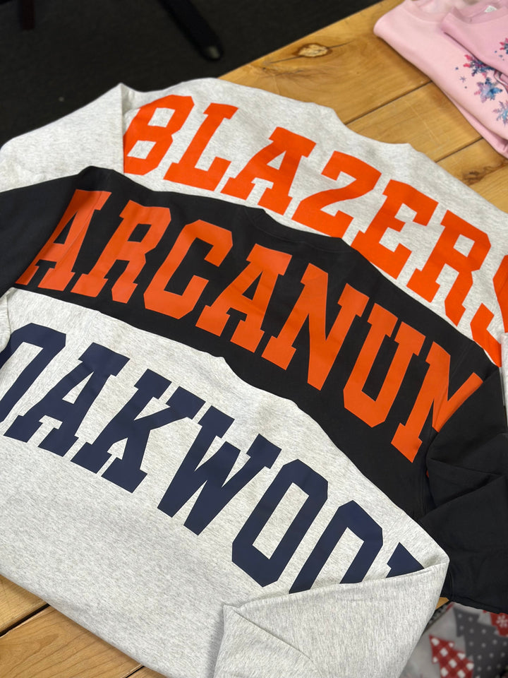 SOLID CUSTOM BIG BACK SWEATSHIRT