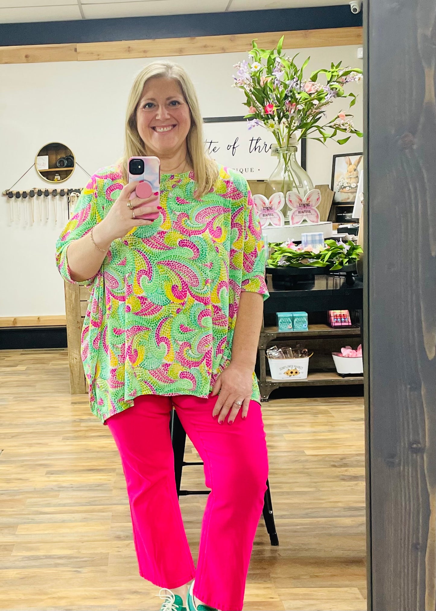 Curvy - Dolman Sleeve Essential Top
