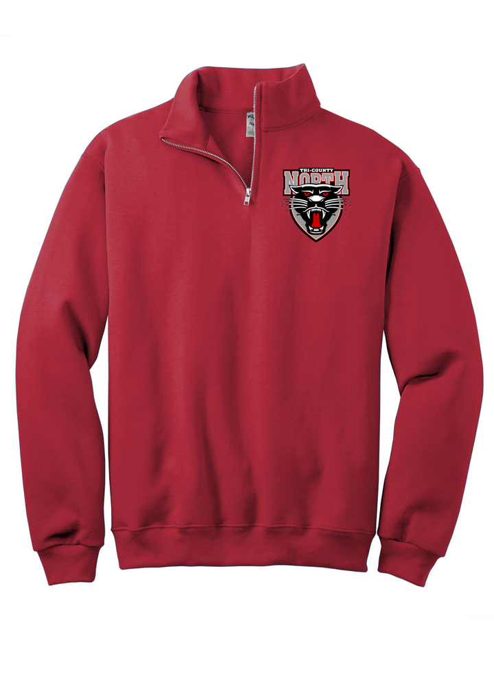 1/4 ZIP BIG BACK WITH CHEST PRINT - CUSTOM