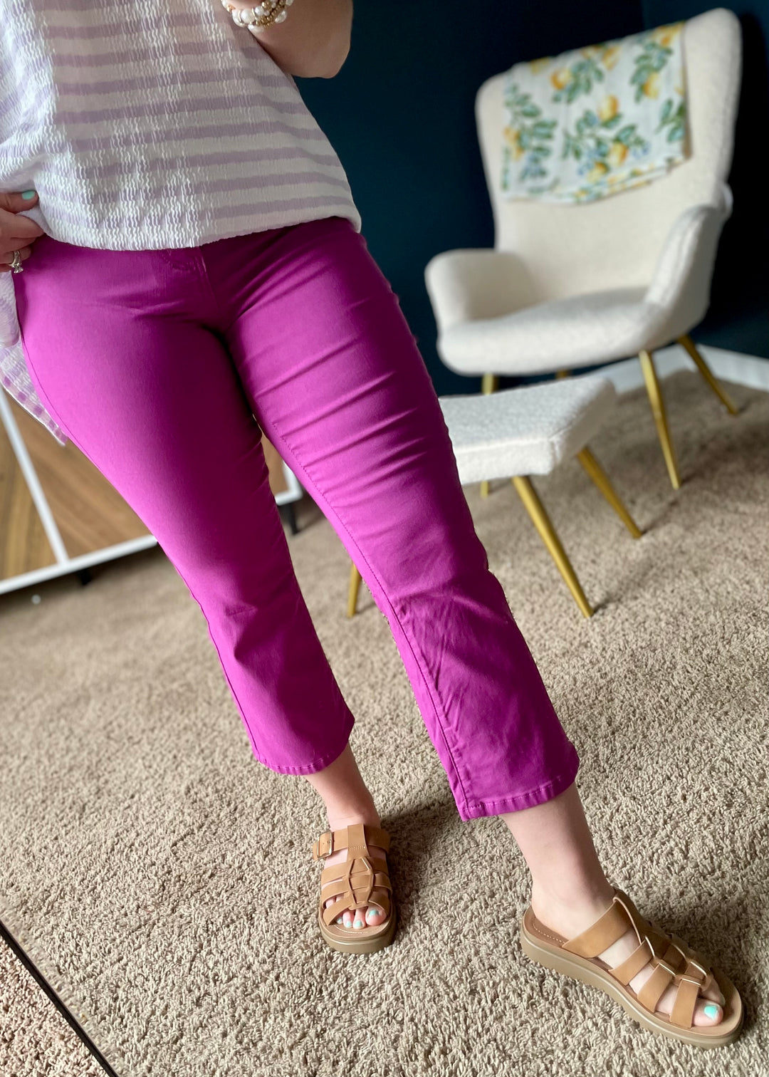 Orchid - Hyper Stretch Mid-Rise Kick Flare