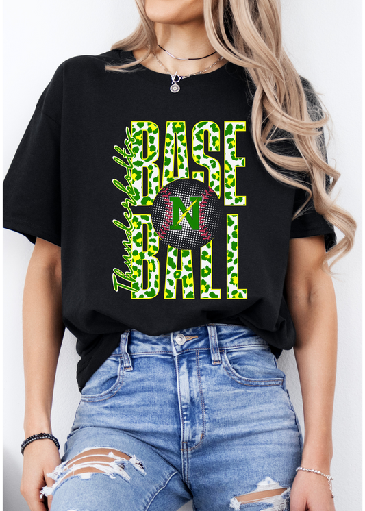 Northmont Cheetah Baseball Graphic Tee - Made to Order