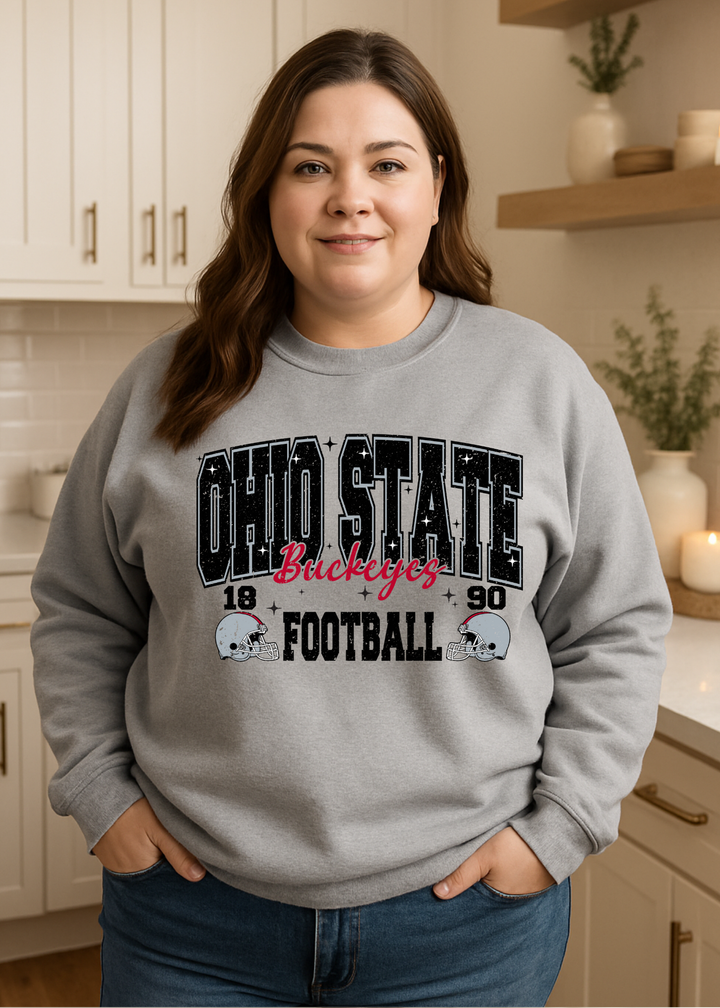 HELMETS GRAPHIC SWEATSHIRT