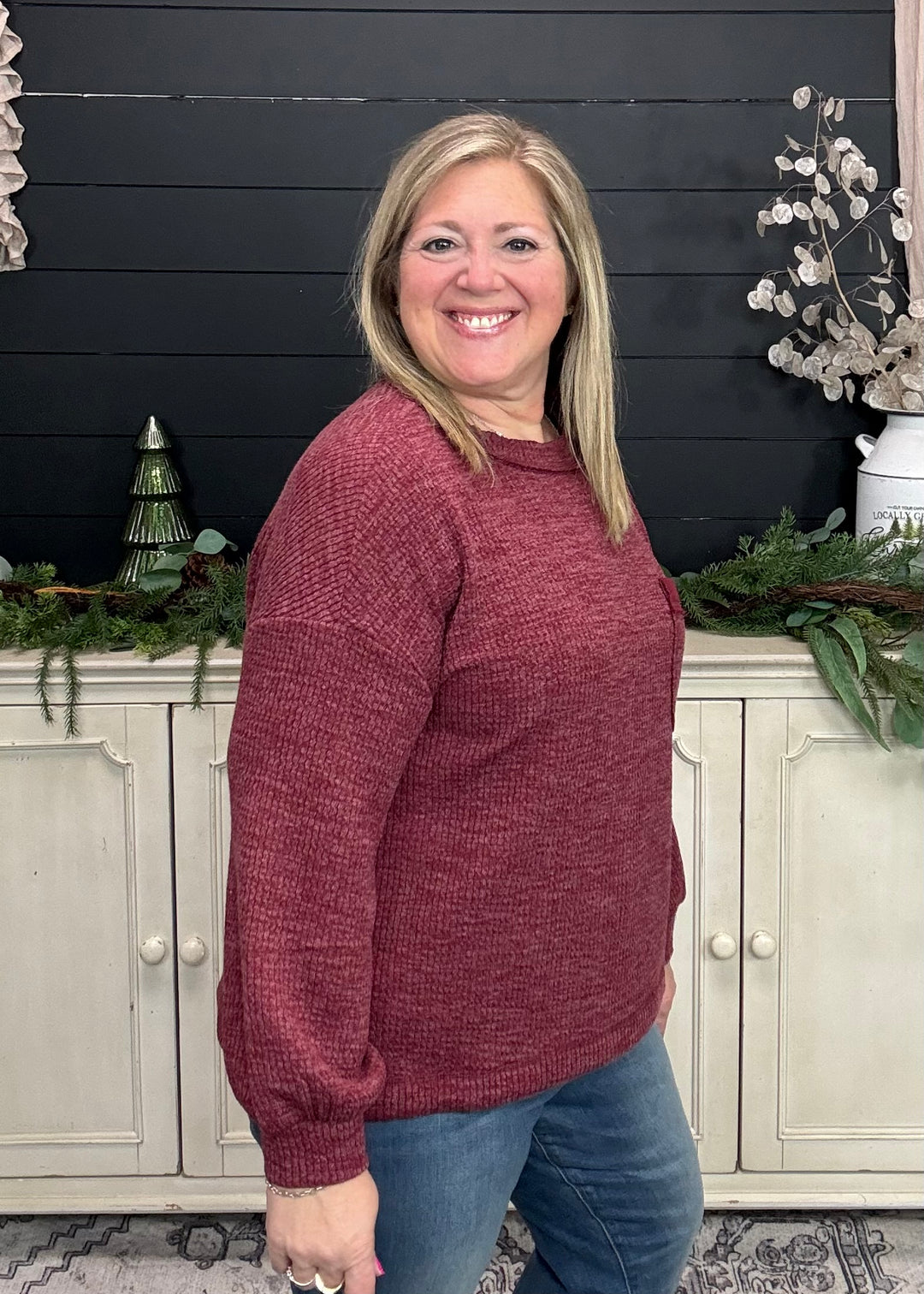 Crimson Lane Knit Top