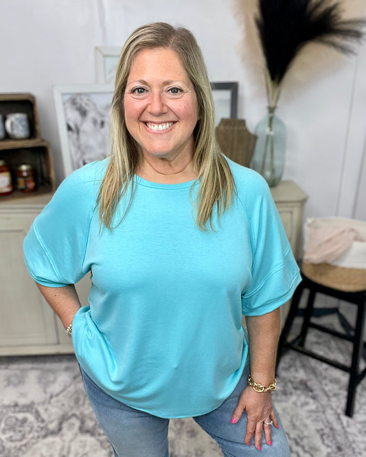 Aqua - Beachside Breeze Top