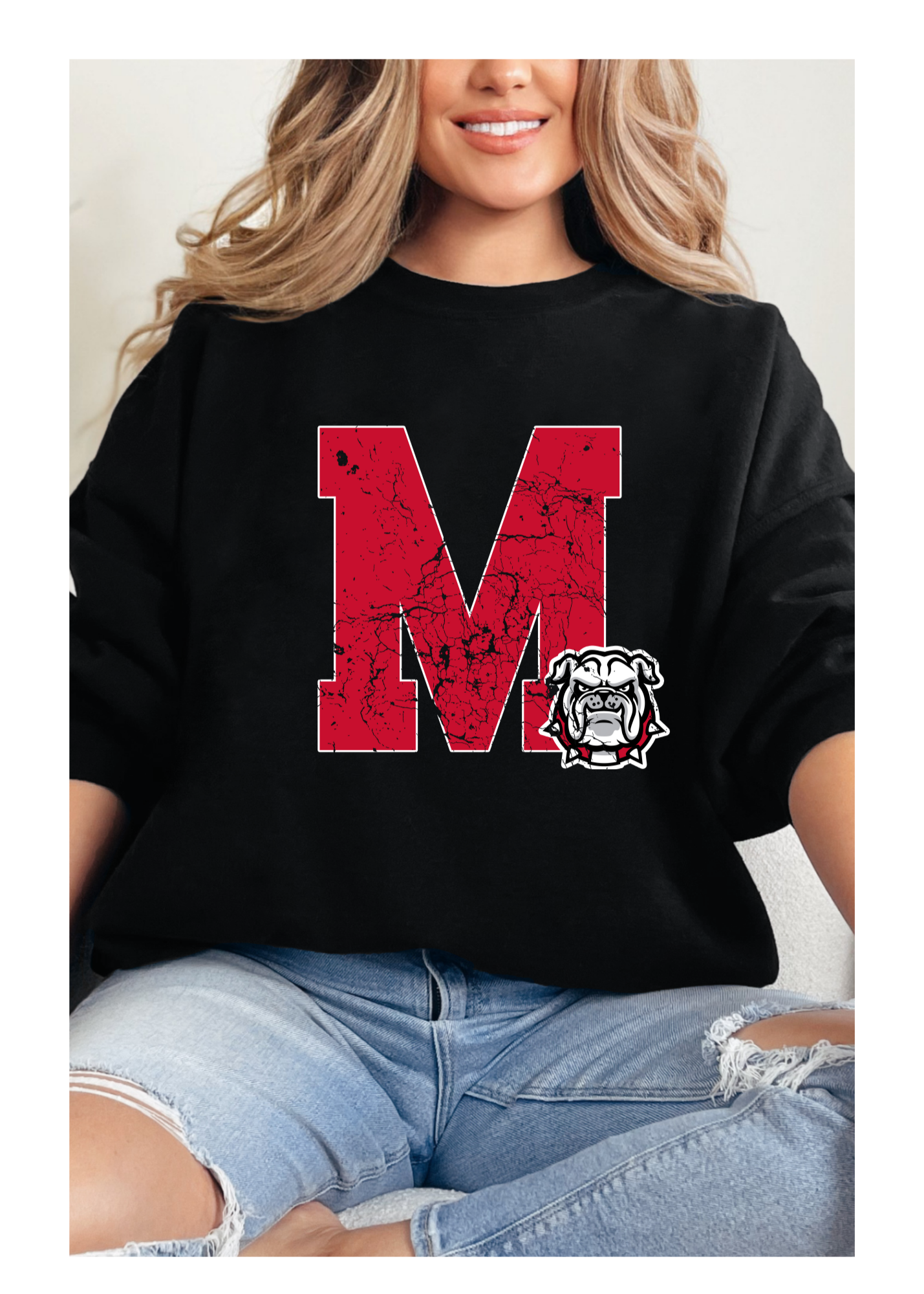 MILTON SCHOOL VARSITY "M" PULLOVER