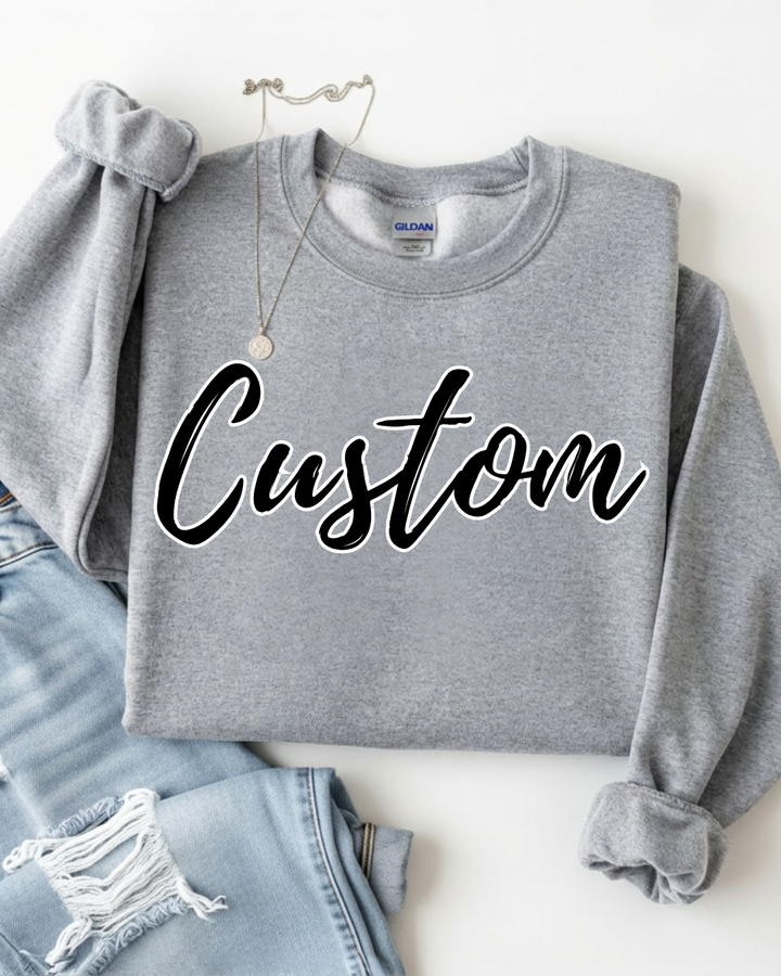 SCRIPTED FONT - YOUTH OR ADULT - MADE TO ORDER