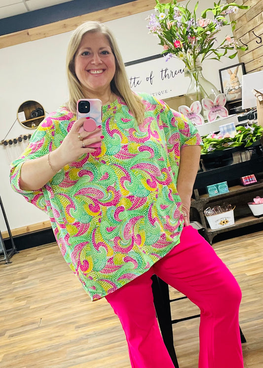 Curvy - Dolman Sleeve Essential Top