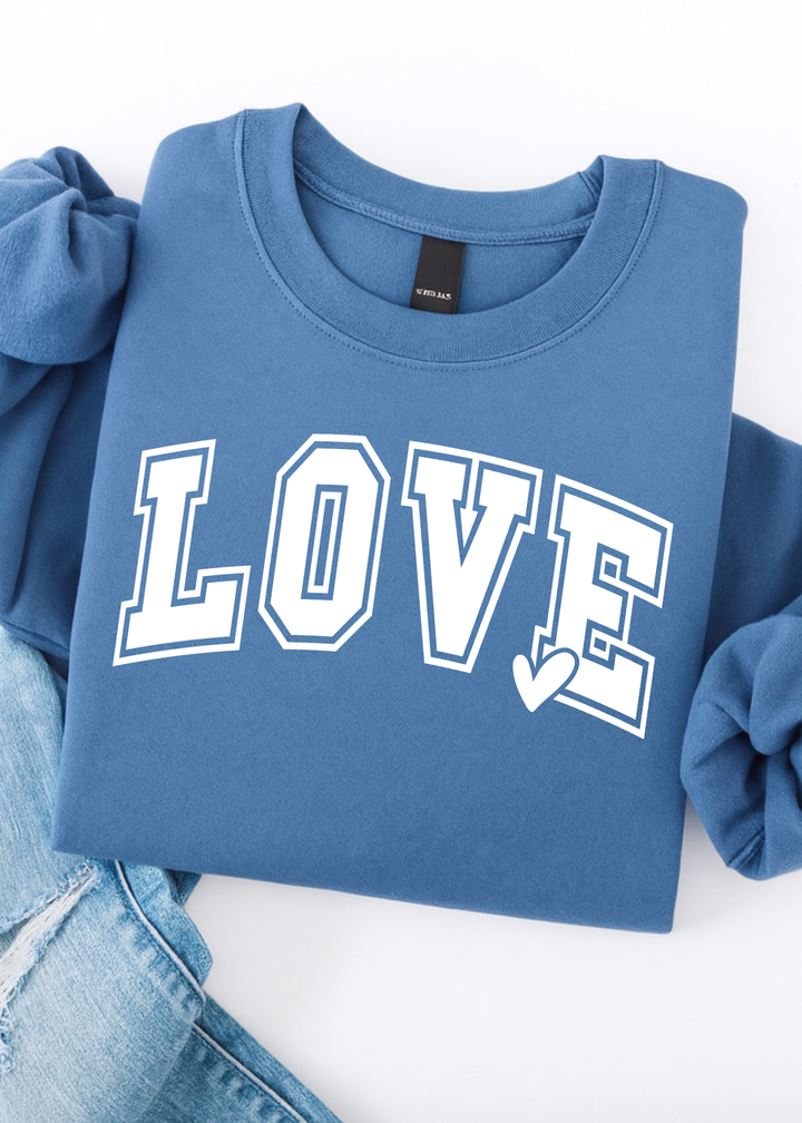 Varsity Love Graphic Tee or Sweatshirt