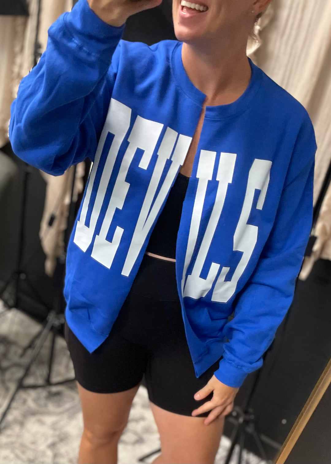CUSTOM SPLIT CARDI CREW YOUTH OR ADULT - MADE TO ORDER