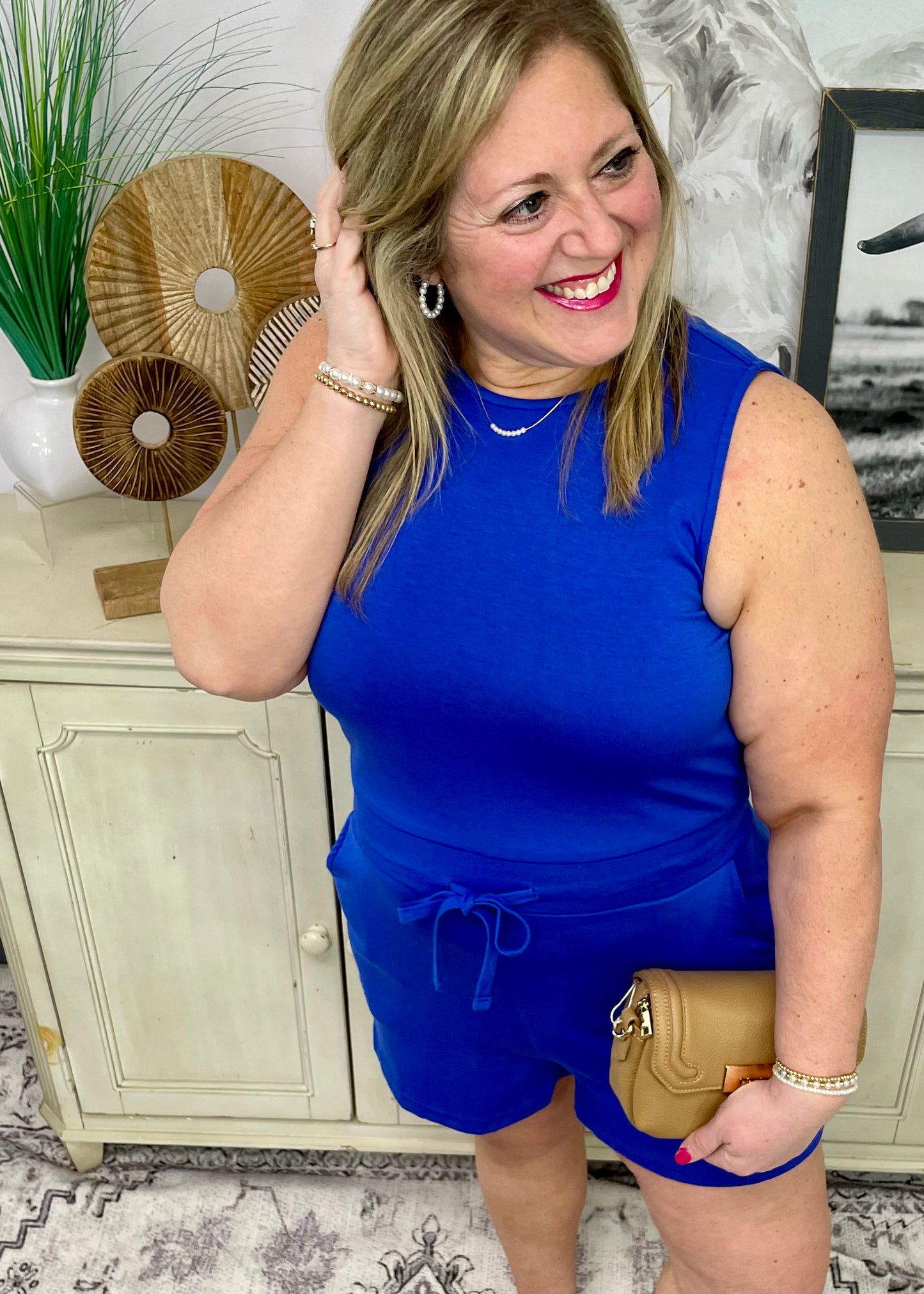 Cobalt - Vacay Vibes Romper