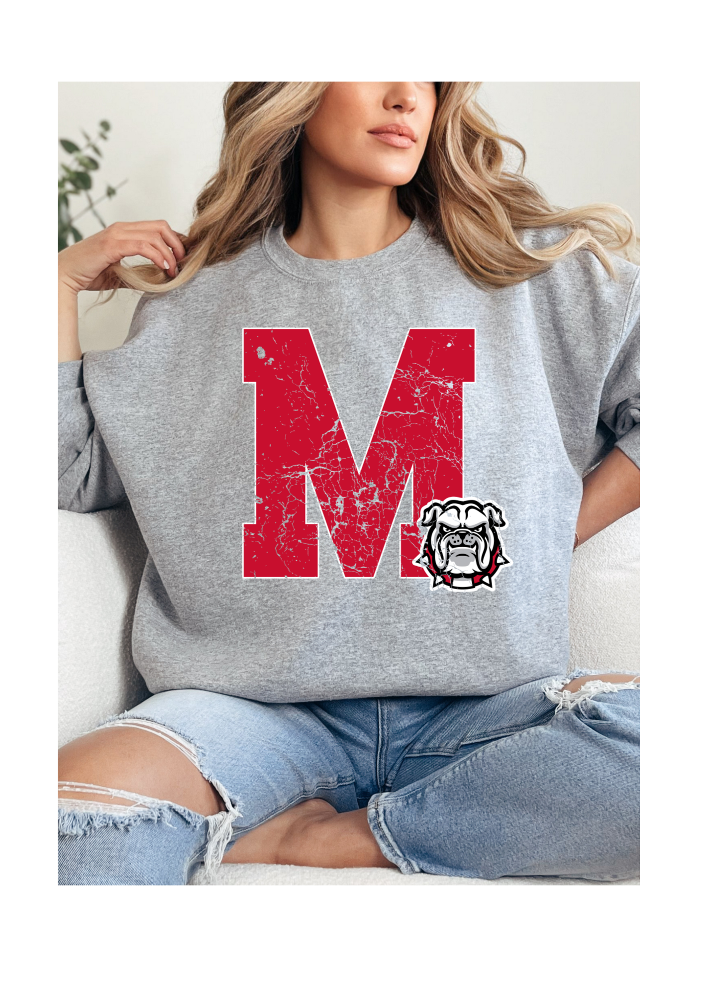 MILTON SCHOOL VARSITY "M" PULLOVER
