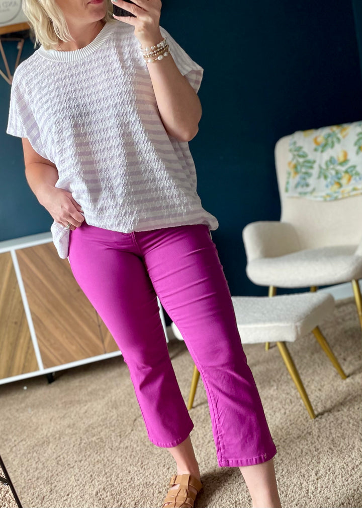 Orchid - Hyper Stretch Mid-Rise Kick Flare