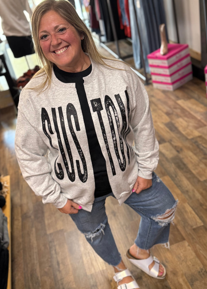 CUSTOM SPLIT CARDI CREW YOUTH OR ADULT - MADE TO ORDER