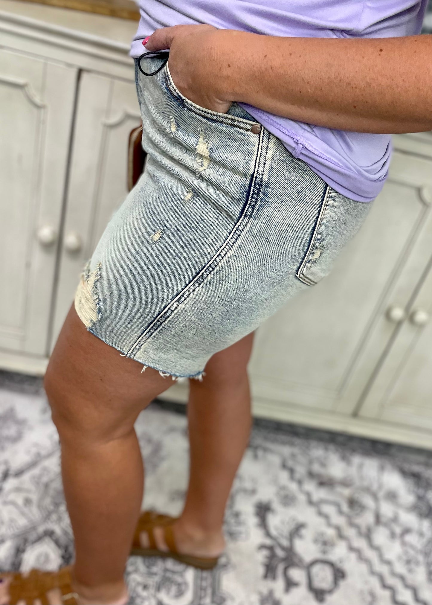 Judy Blue Boyfriend Shorts JB150250
